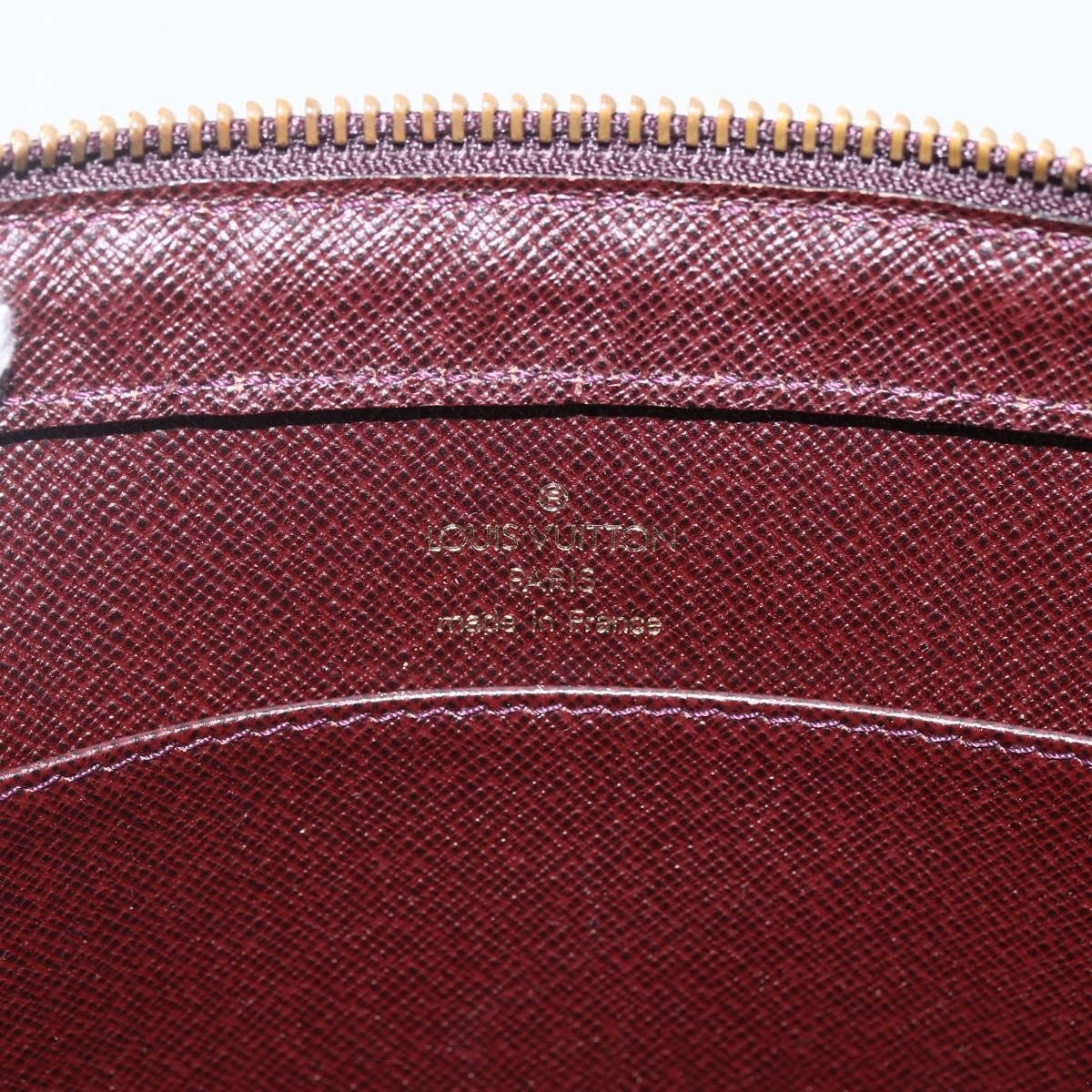 Louis Vuitton Pochette Baikal Clutch Taiga Leather, BROWN, LEATHER, Clutche & pouche