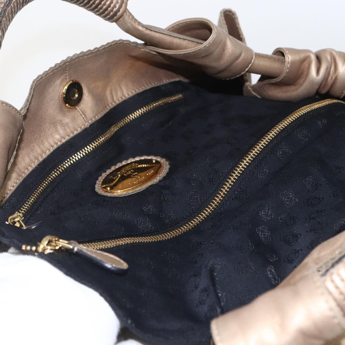 Loewe Anagram Logo Nappa Aire Hand Bag Leather, GOLD, LEATHER, Handbag