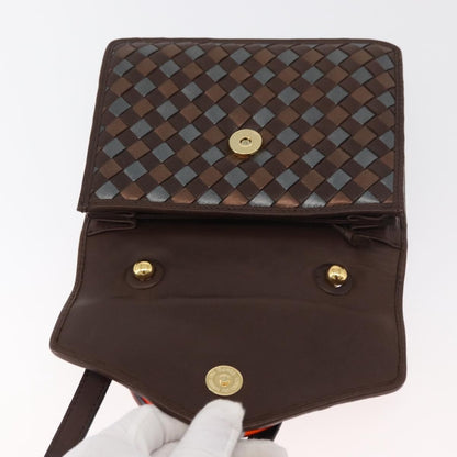 Bottega Veneta Intrecciato Handbag Leather, Brown, Leather, Handbag