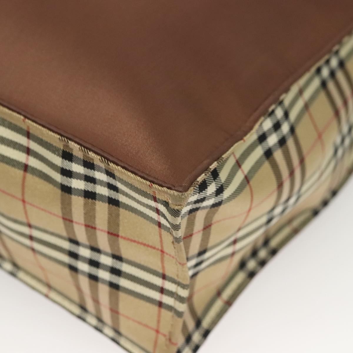 Burberry Nova Check Tote Nylon, BROWN, NYLON, Tote bag