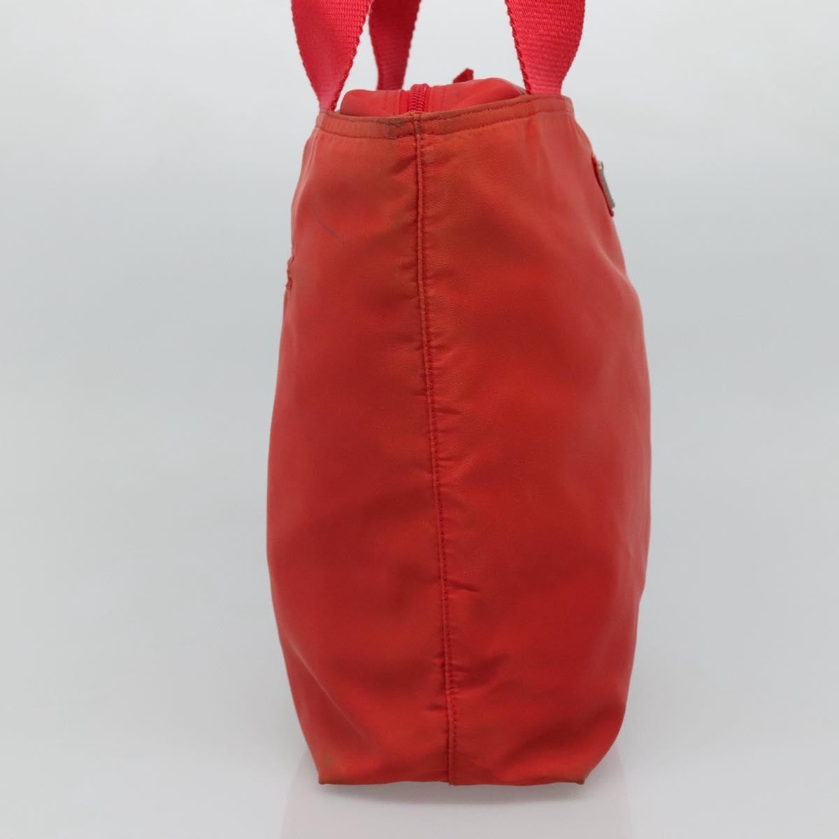 Prada Vintage Zip Tote Tessuto, Red, Nylon, Tote Bag