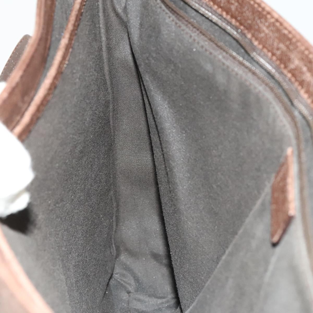 Bvlgari Flap shoulder Bag Leather, Brown, Leather, Shoulder Bag