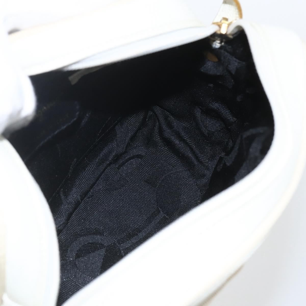 Salvatore Ferragamo Vala Shoulder Bag Leather, WHITE, LEATHER, Shoulder bag