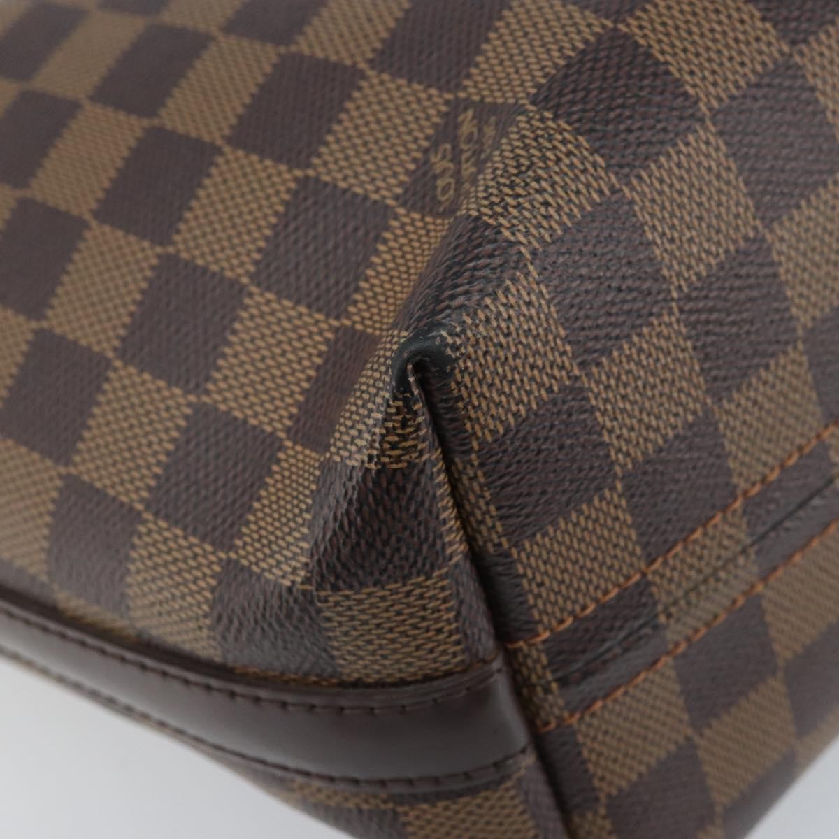 Louis Vuitton Illovo Handbag Damier, BROWN, CANVAS, Handbag