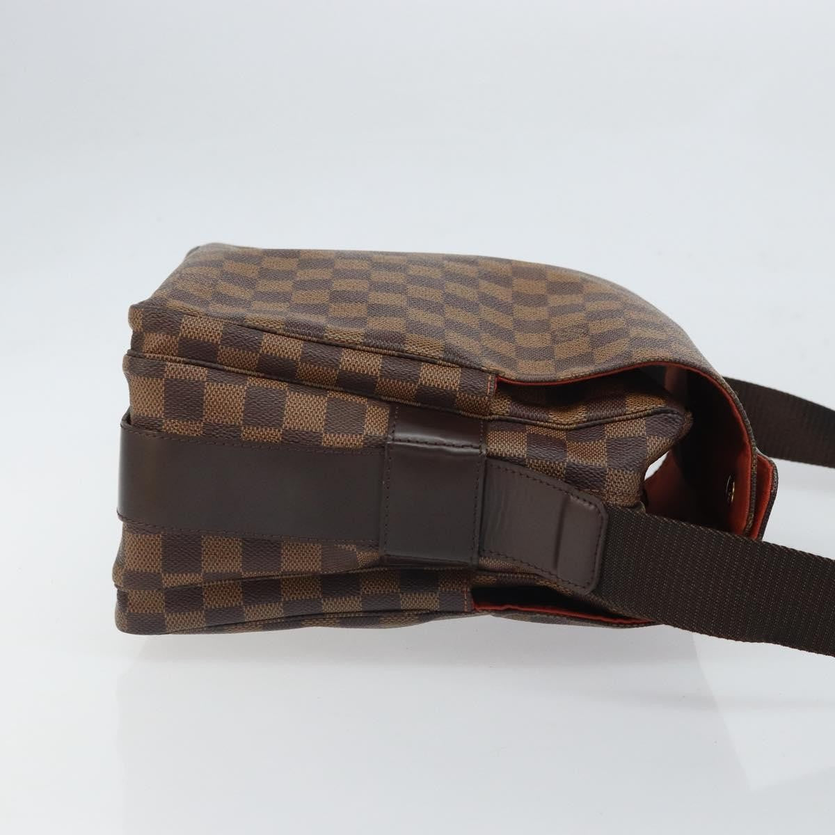Louis Vuitton Naviglio Handbag Damier, BROWN, CANVAS, Shoulder bag