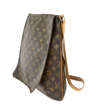 Louis Vuitton Musette Handbag Monogram Canvas, BROWN, CANVAS, Shoulder bag