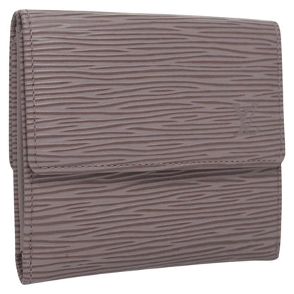 Louis Vuitton Elise Wallet Epi Leather, PURPLE, LEATHER, Wallets