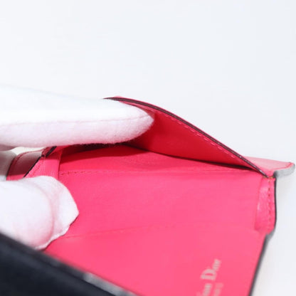 Christian Dior Diorissimo Envelope Wallet Leather, NAVY, LEATHER, Wallets