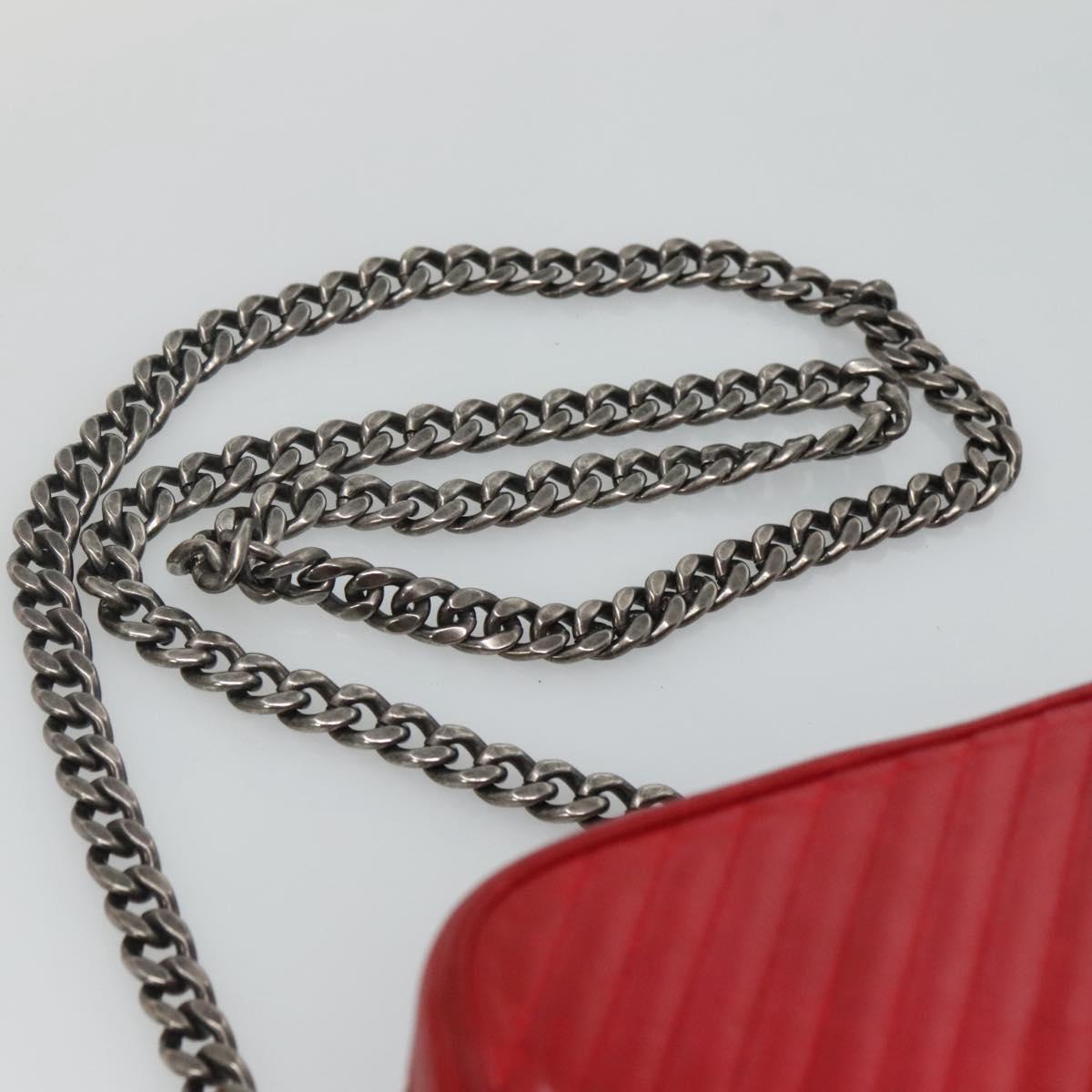 Chanel Coco Boy Camera Bag Quilted Leather, RED, LEATHER, Crossbody bag