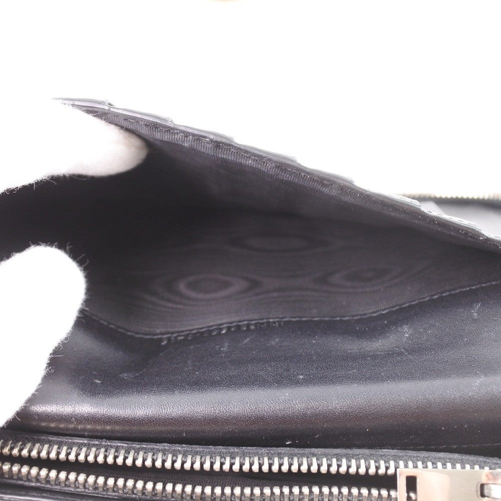 Saint Laurent Classic Zip Around Organizer Wallet Leather, BLACK, CALFSKIN, Wallets