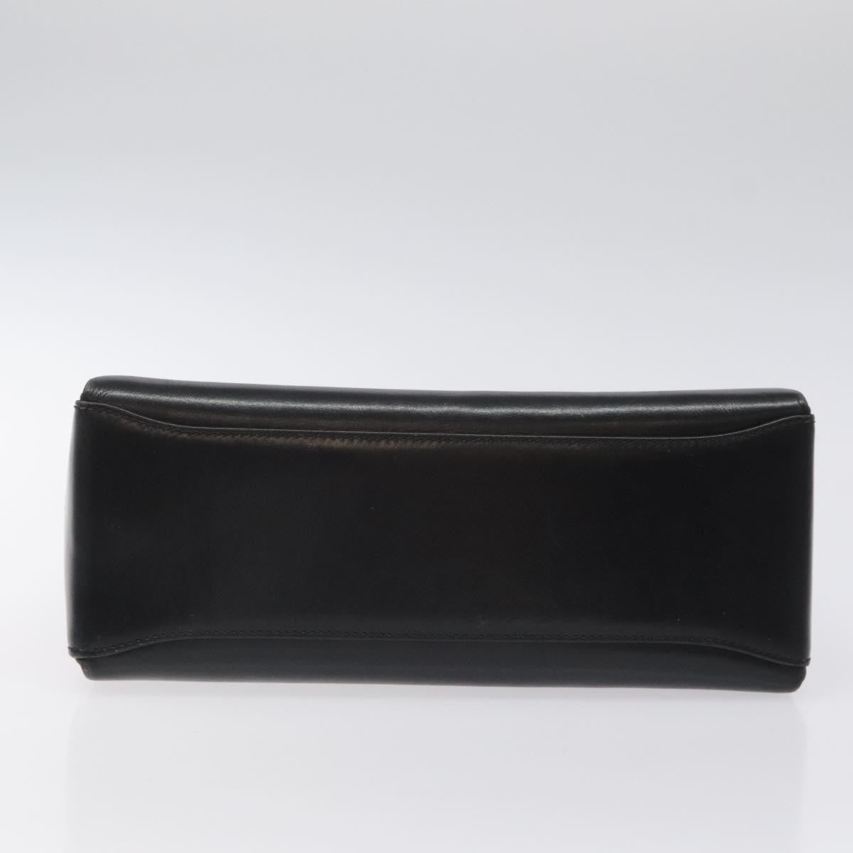 Gucci Vintage Convertible Box Crossbody Bag Leather, BLACK, LEATHER, Handbag