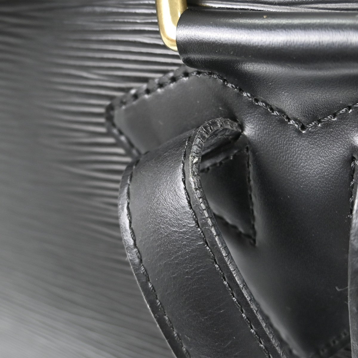 Louis Vuitton Gobelins Backpack Epi Leather, Black, Leather, Backpack