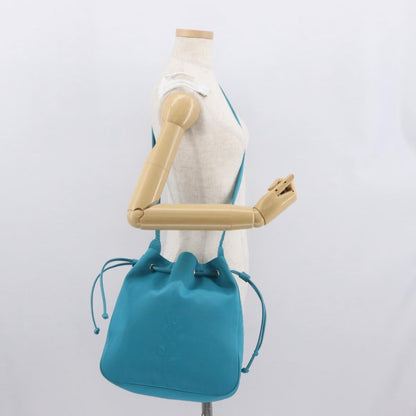 Saint Laurent Vintage Shoulder Bag Nylon, TURQUOISE, NYLON, Shoulder bag