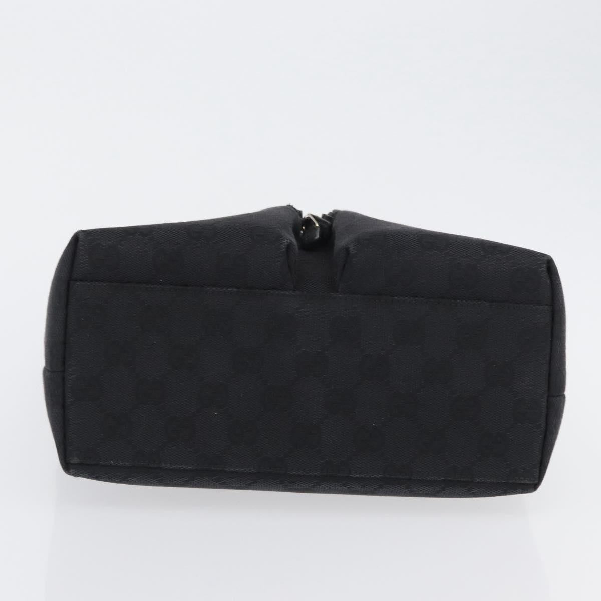 Gucci Double Pocket Tote GG Canvas, BLACK, CANVAS, Handbag