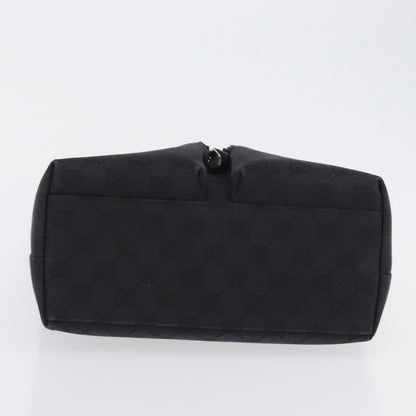Gucci Double Pocket Tote GG Canvas, BLACK, CANVAS, Handbag