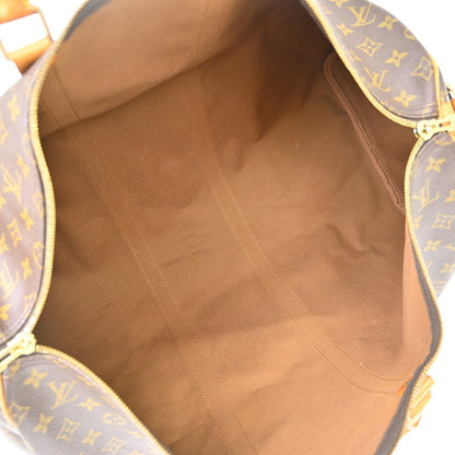 Louis Vuitton Keepall Bandouliere Bag Monogram Canvas, Brown, Canvas, Travel Bag