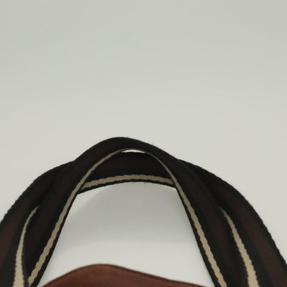 Hermes Troca Horizontal Tote Canvas, BROWN, CANVAS, Tote bag