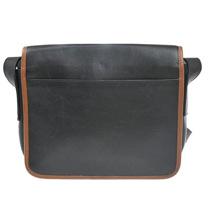 Celine Vintage Shoulder Bag Leather, Black, Leather, Shoulder Bag