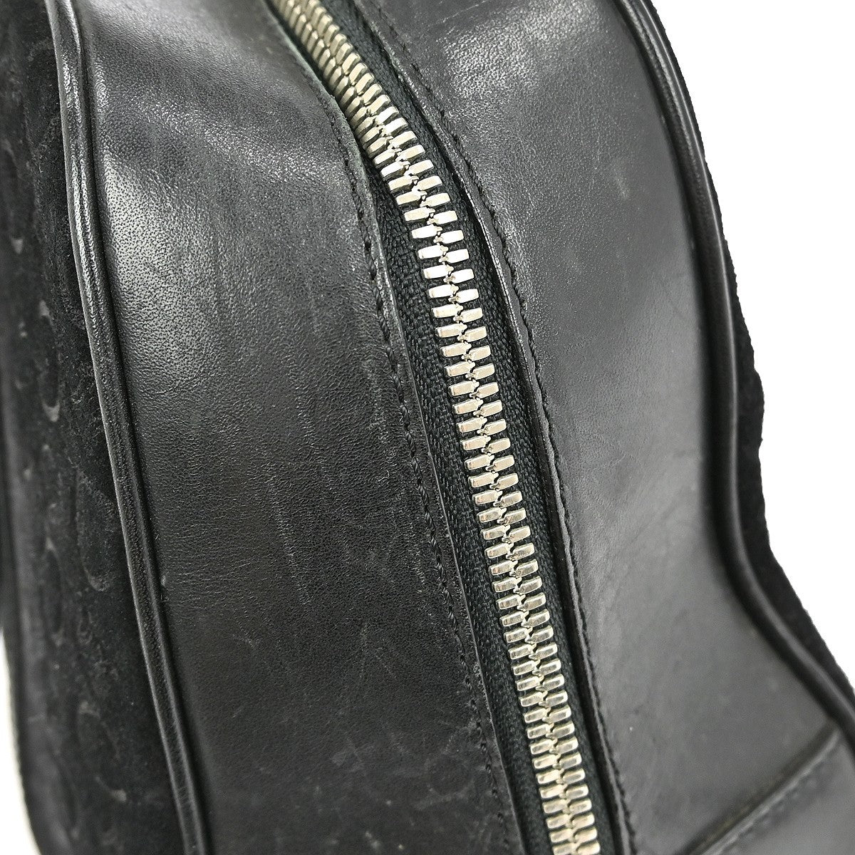 Celine C Macadam Handbag Suede, BLACK, SUEDE, Handbag