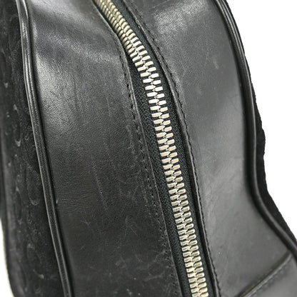 Celine C Macadam Handbag Suede, BLACK, SUEDE, Handbag