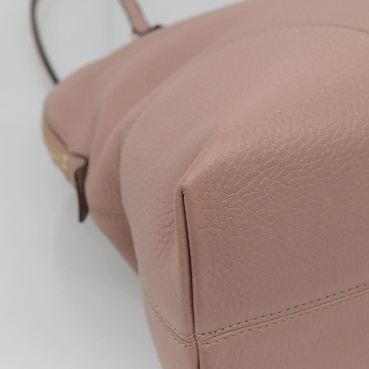 Gucci Bree Dome Tote Leather, PINK, LEATHER, Shoulder bag