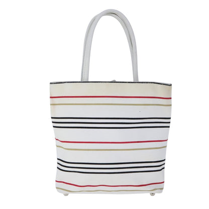 Burberry Blue Label Handbag Canvas, WHITE, CANVAS, Handbag