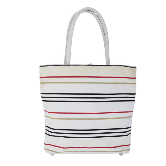 Burberry Blue Label Handbag Canvas, WHITE, CANVAS, Handbag