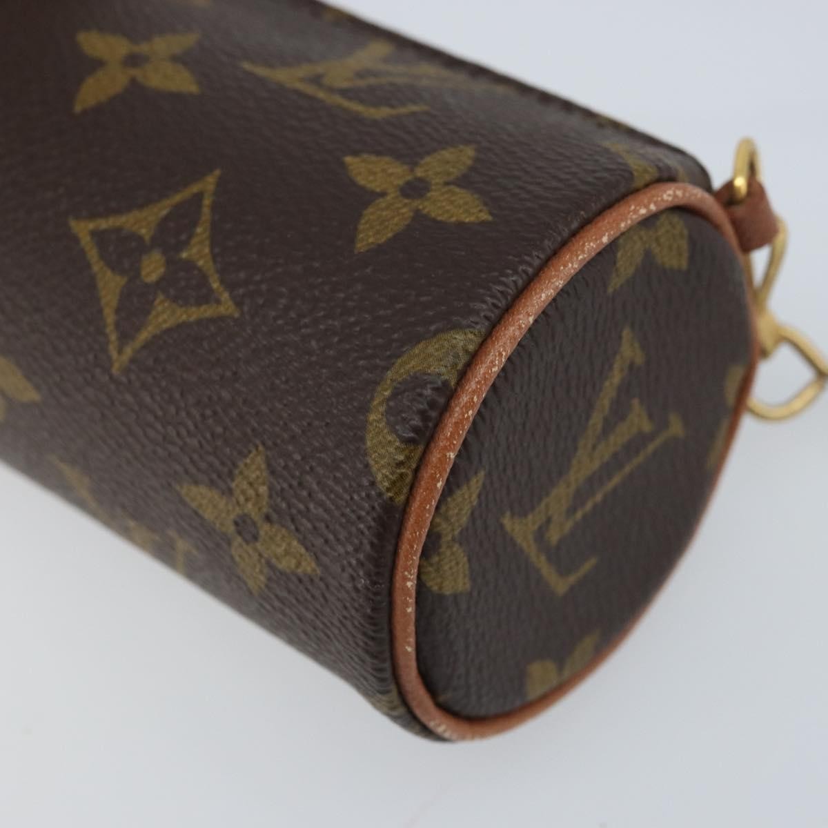Louis Vuitton Papillon Pochette Monogram Canvas, BROWN, CANVAS, Clutche & pouche