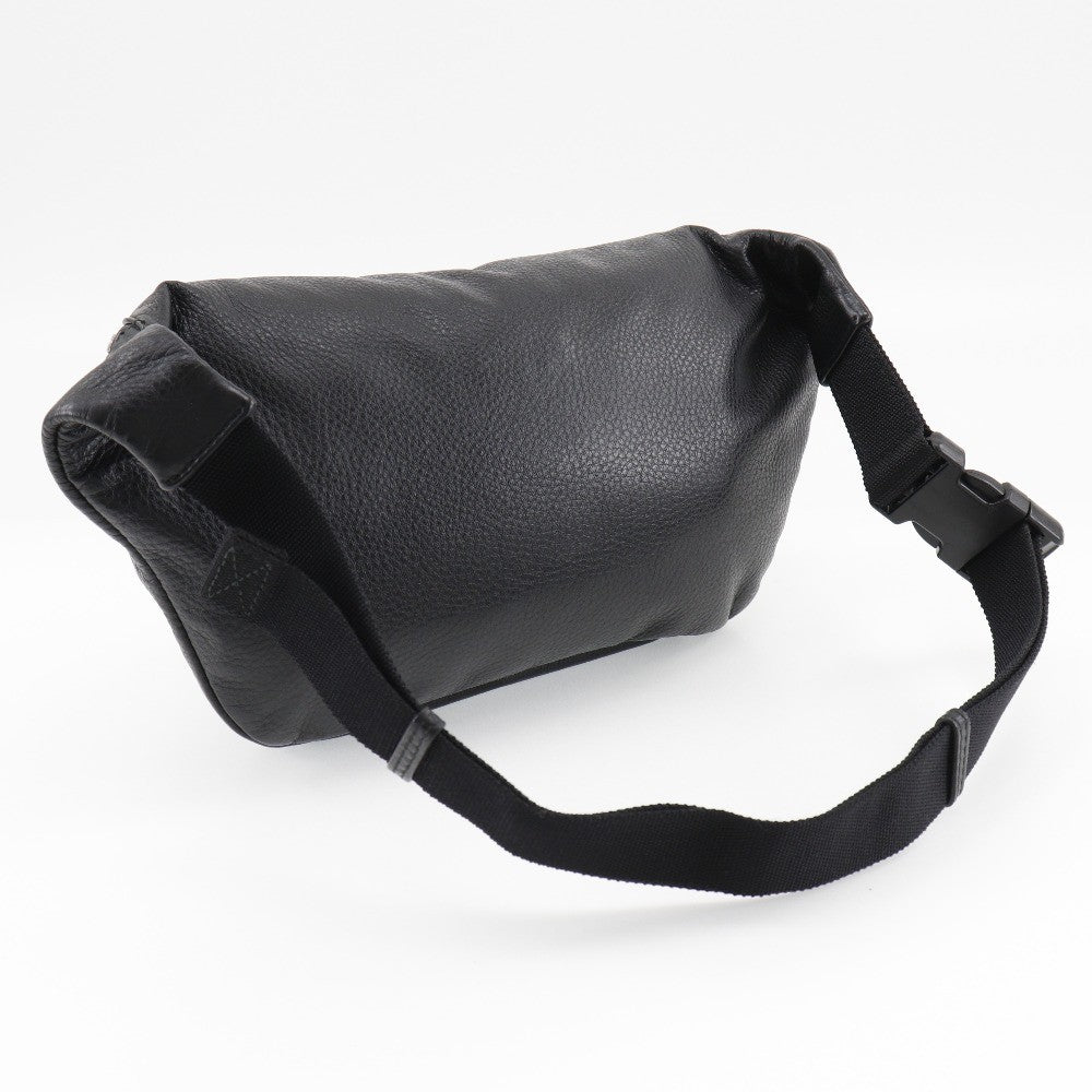 Balenciaga Everyday Waist Bag Leather, BLACK, LEATHER, Crossbody bag