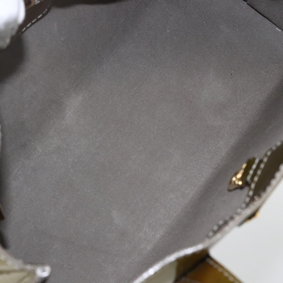 Louis Vuitton Wilshire Handbag Monogram Vernis, GREEN, PATENT_LEATHER, Handbag