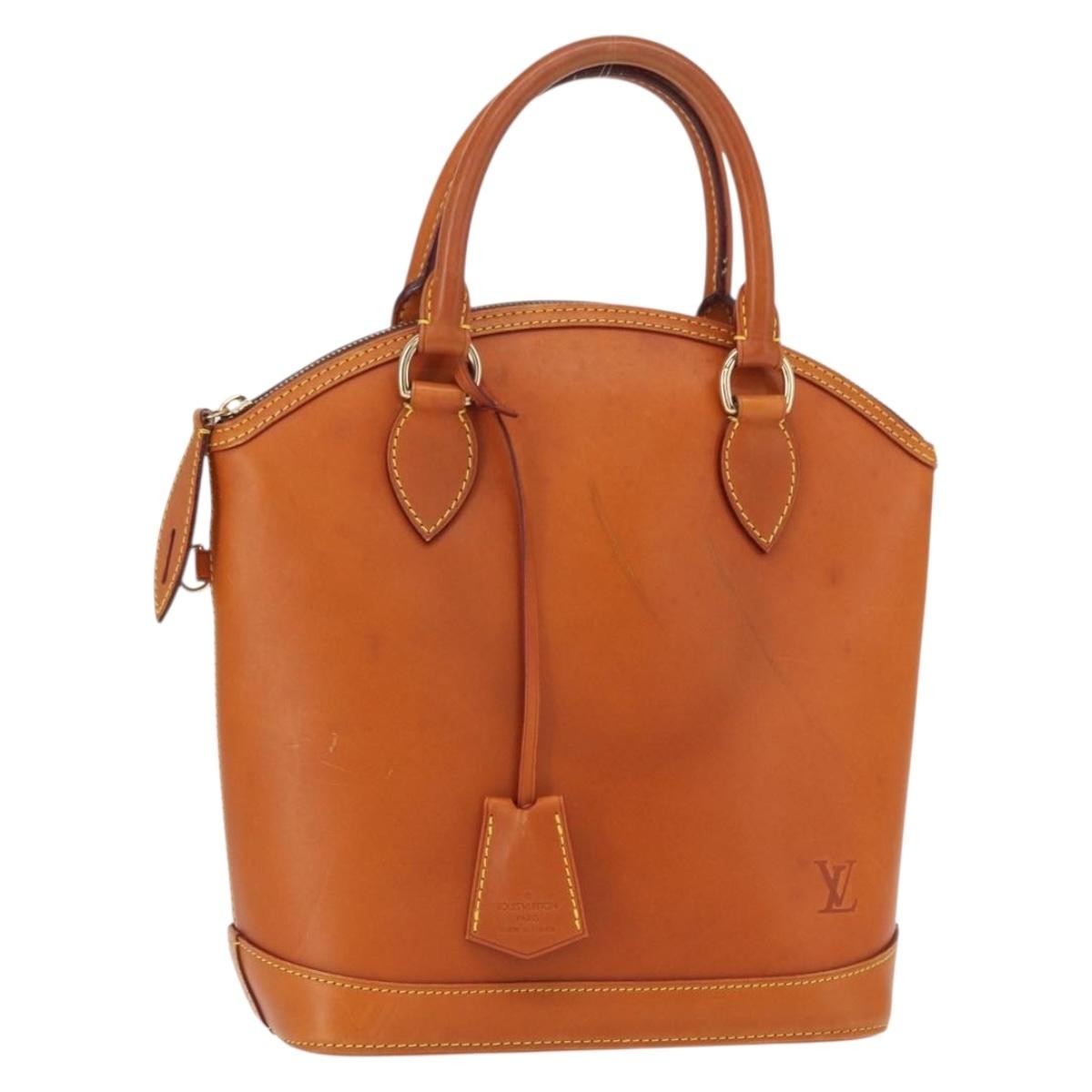 Louis Vuitton Lockit Handbag Nomade Leather, BROWN, LEATHER, Handbag