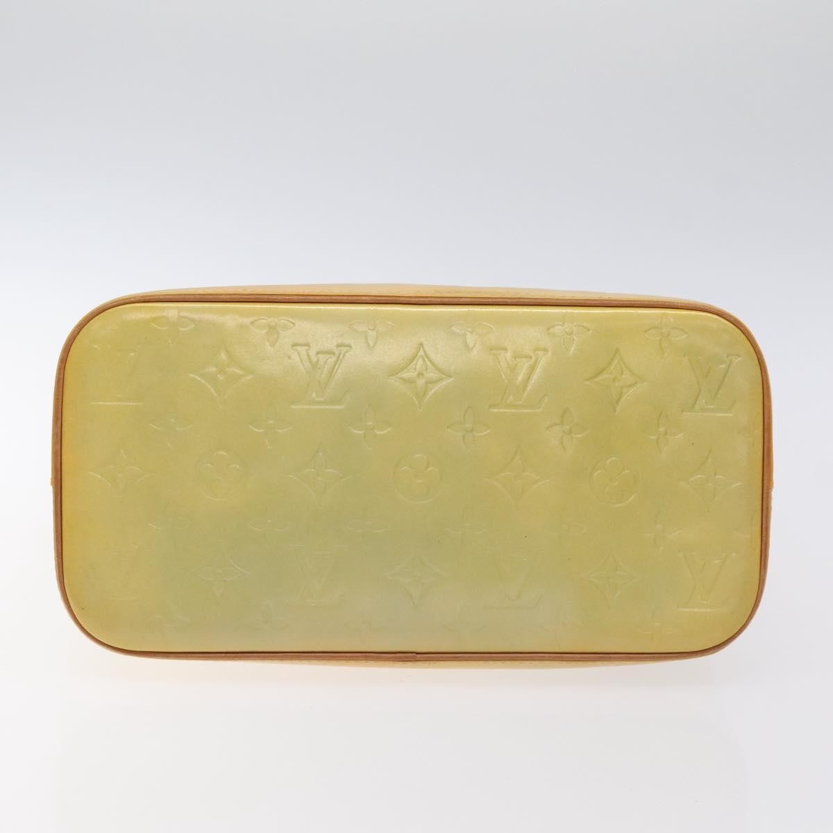 Louis Vuitton Houston Handbag Monogram Vernis, YELLOW, PATENT_LEATHER, Handbag