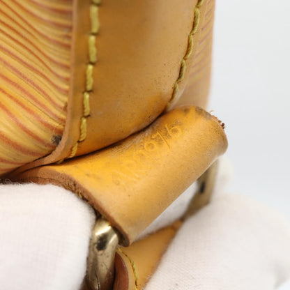 Louis Vuitton Petit Noe Handbag Epi Leather, YELLOW, LEATHER, Shoulder bag