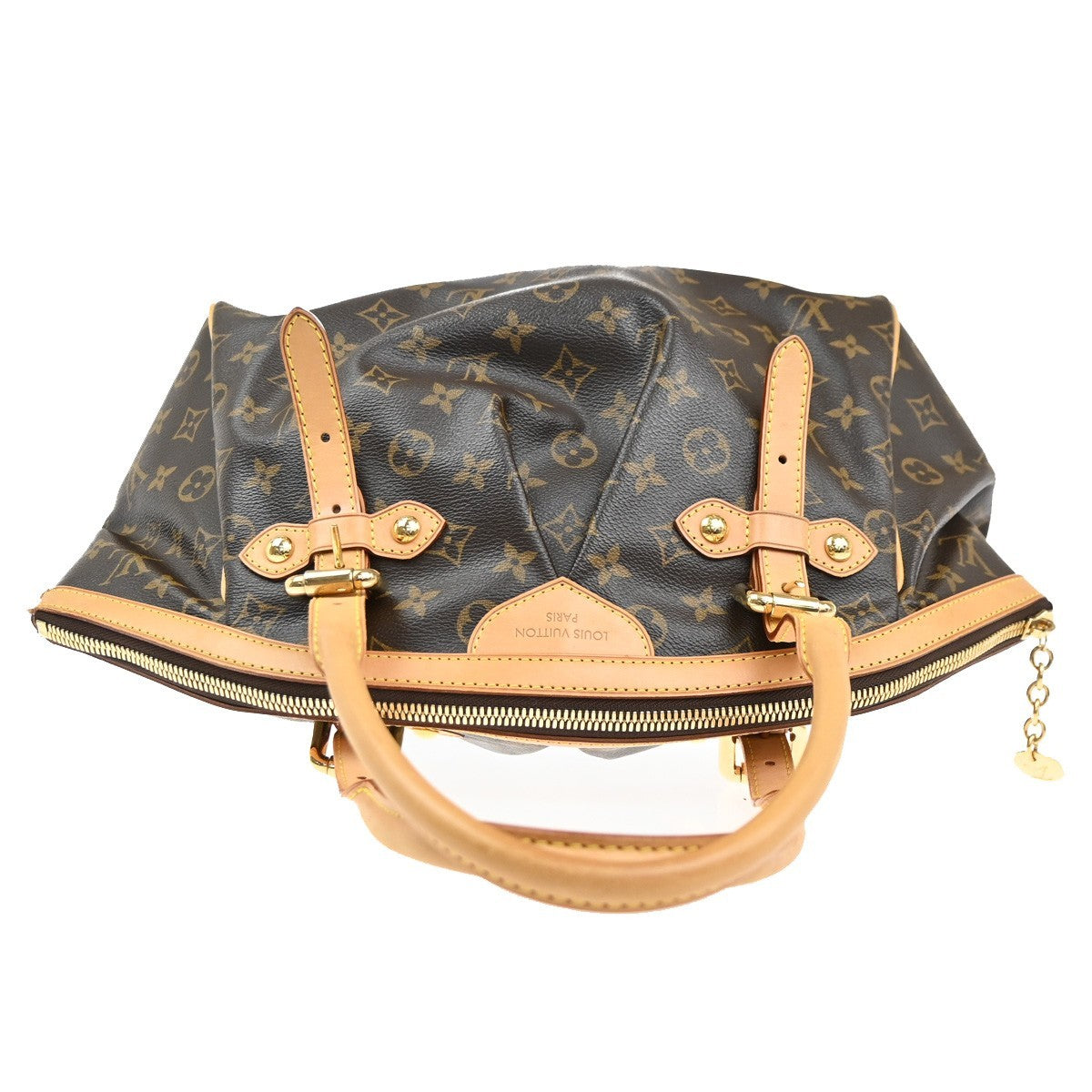 Louis Vuitton Tivoli Handbag Monogram Canvas, BROWN, CANVAS, Shoulder bag