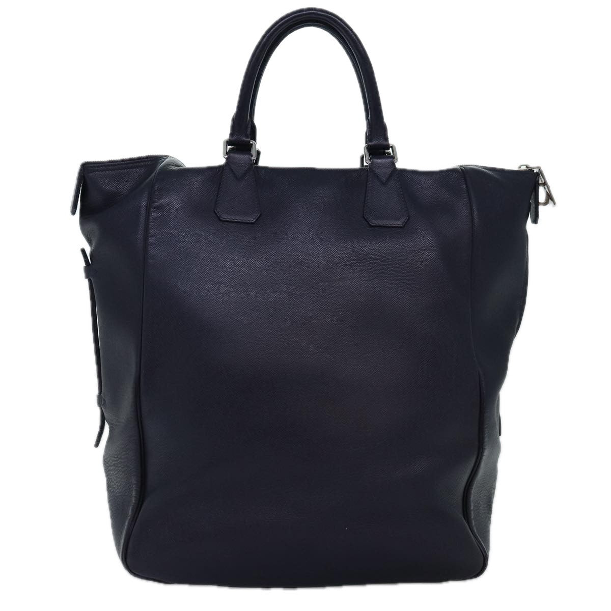 Louis Vuitton Zippe Cabas Taiga Leather, NAVY, LEATHER, Tote bag