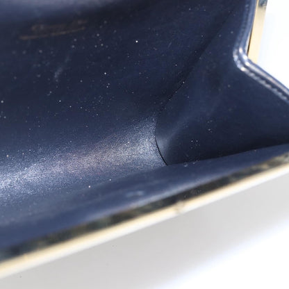 Christian Dior Vintage Trotter Pouch Canvas, NAVY, CANVAS, Clutche & pouche