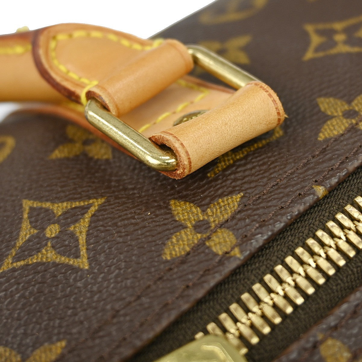 Louis Vuitton Keepall Bag Monogram Canvas, BROWN, CANVAS, Travel bag