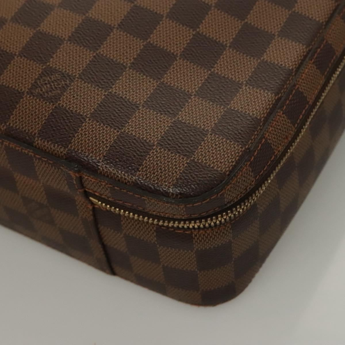Louis Vuitton Sabana Laptop Briefcase Damier, BROWN, CANVAS, Briefcase