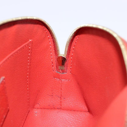 Louis Vuitton Cosmetic Pouch Monogram Empreinte Leather, RED, LEATHER, Toiletry Case