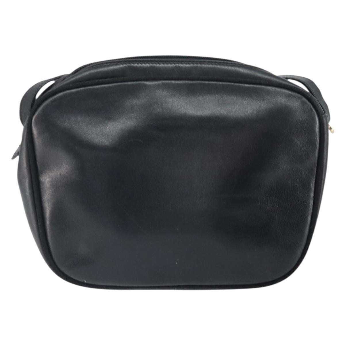 Salvatore Ferragamo Vara Bow camera Shoulder Bag Leather, BLACK, LEATHER, Shoulder bag