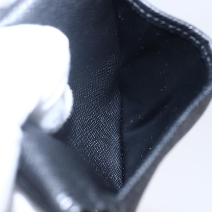 Louis Vuitton pocket organizer Leather, BLACK, LEATHER, Card Holders