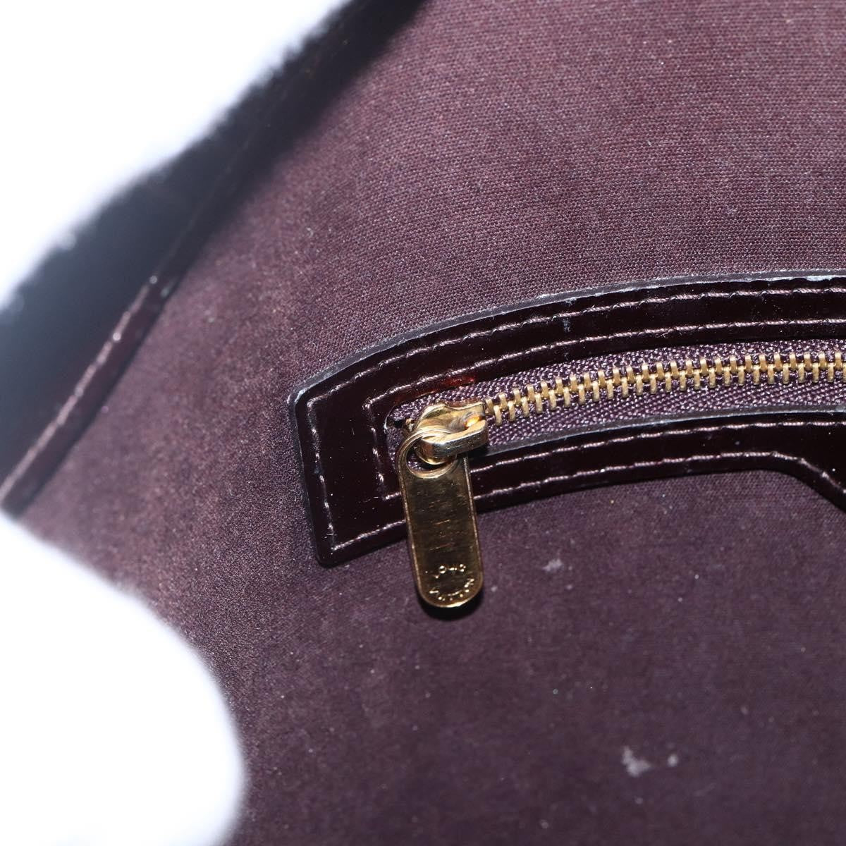 Louis Vuitton Avalon Handbag Monogram Vernis, PURPLE, PATENT_LEATHER, Tote bag