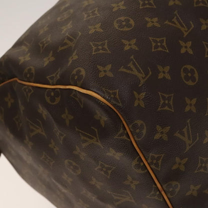Louis Vuitton Keepall Bag Monogram Canvas, BROWN, CANVAS, Travel bag