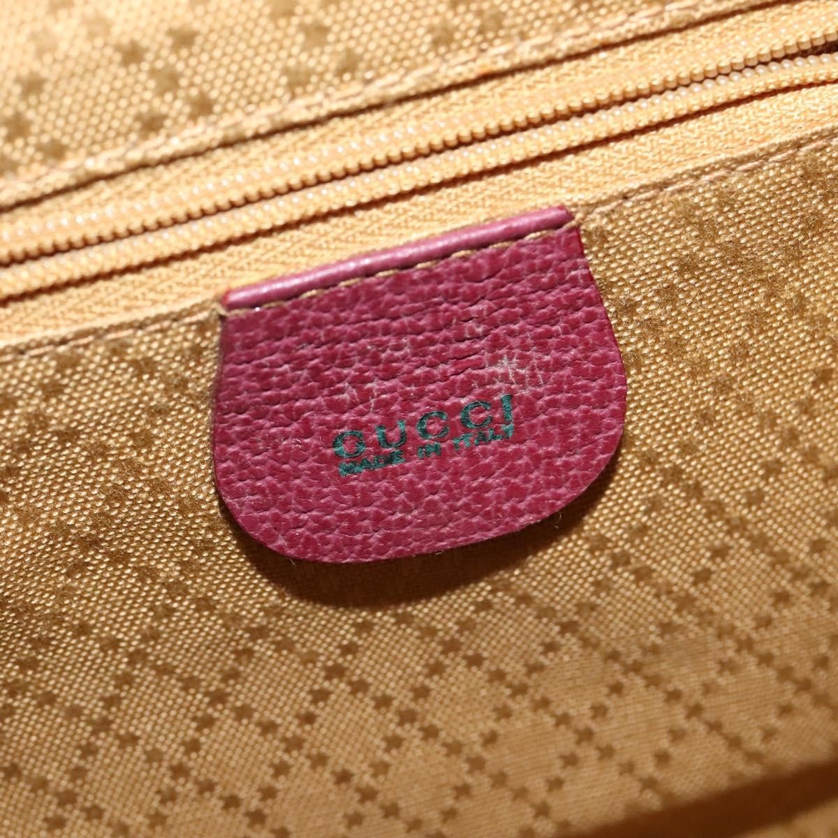 Gucci Vintage Bamboo Backpack Suede, PURPLE, SUEDE, Backpack
