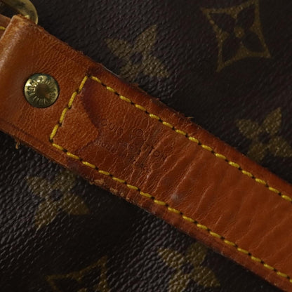 Louis Vuitton Keepall Bag Monogram Canvas, BROWN, CANVAS, Travel bag
