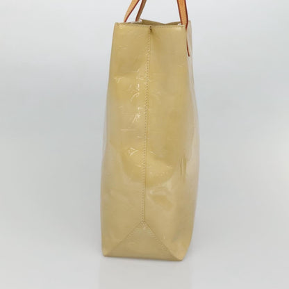 Louis Vuitton Reade Handbag Monogram Vernis, Beige, Patent Leather, Handbag