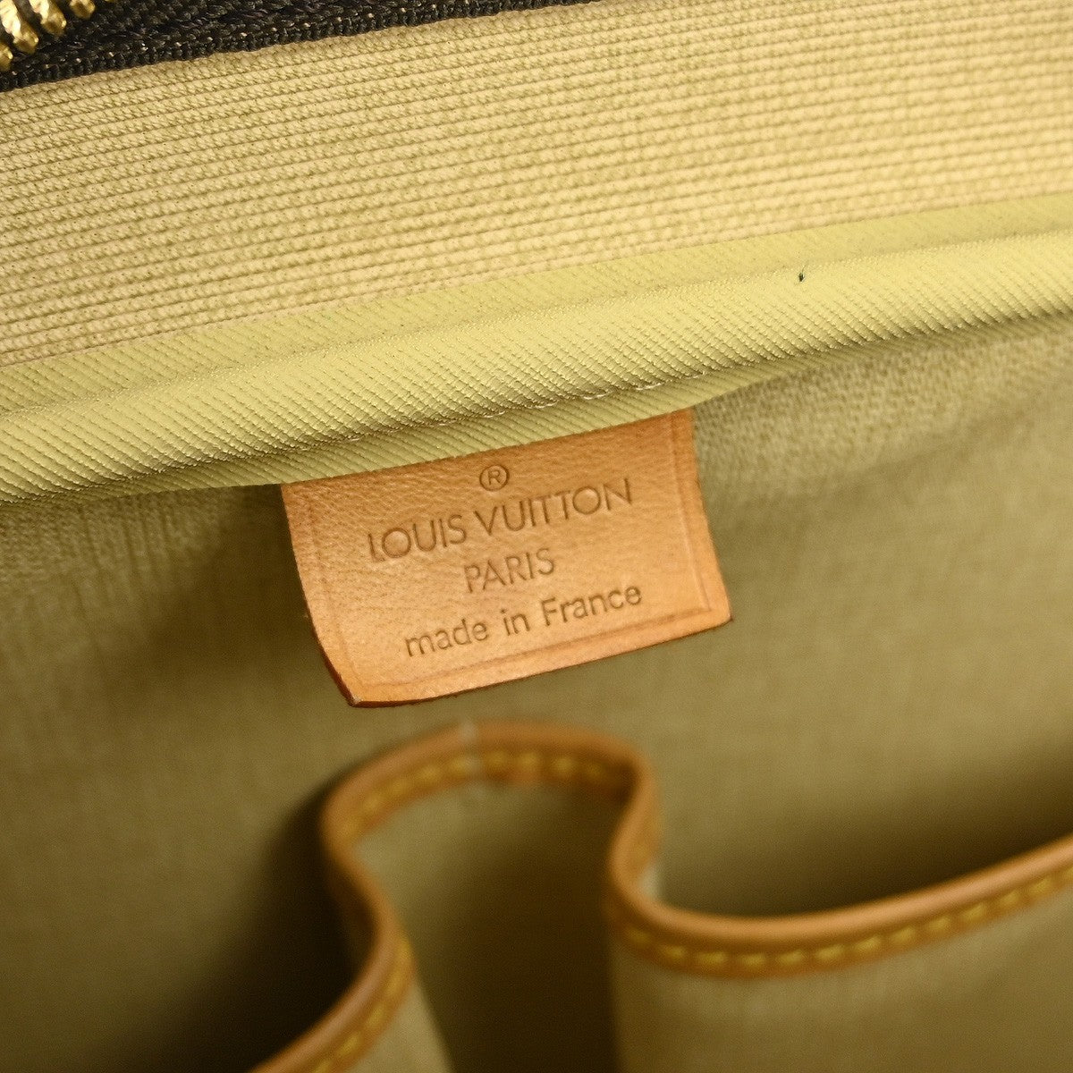 Louis Vuitton Deauville Handbag Monogram Canvas, BROWN, CANVAS, Handbag