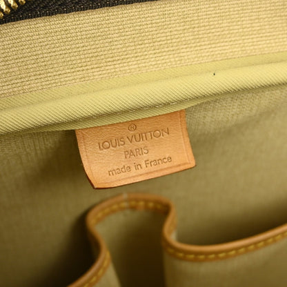 Louis Vuitton Deauville Handbag Monogram Canvas, BROWN, CANVAS, Handbag
