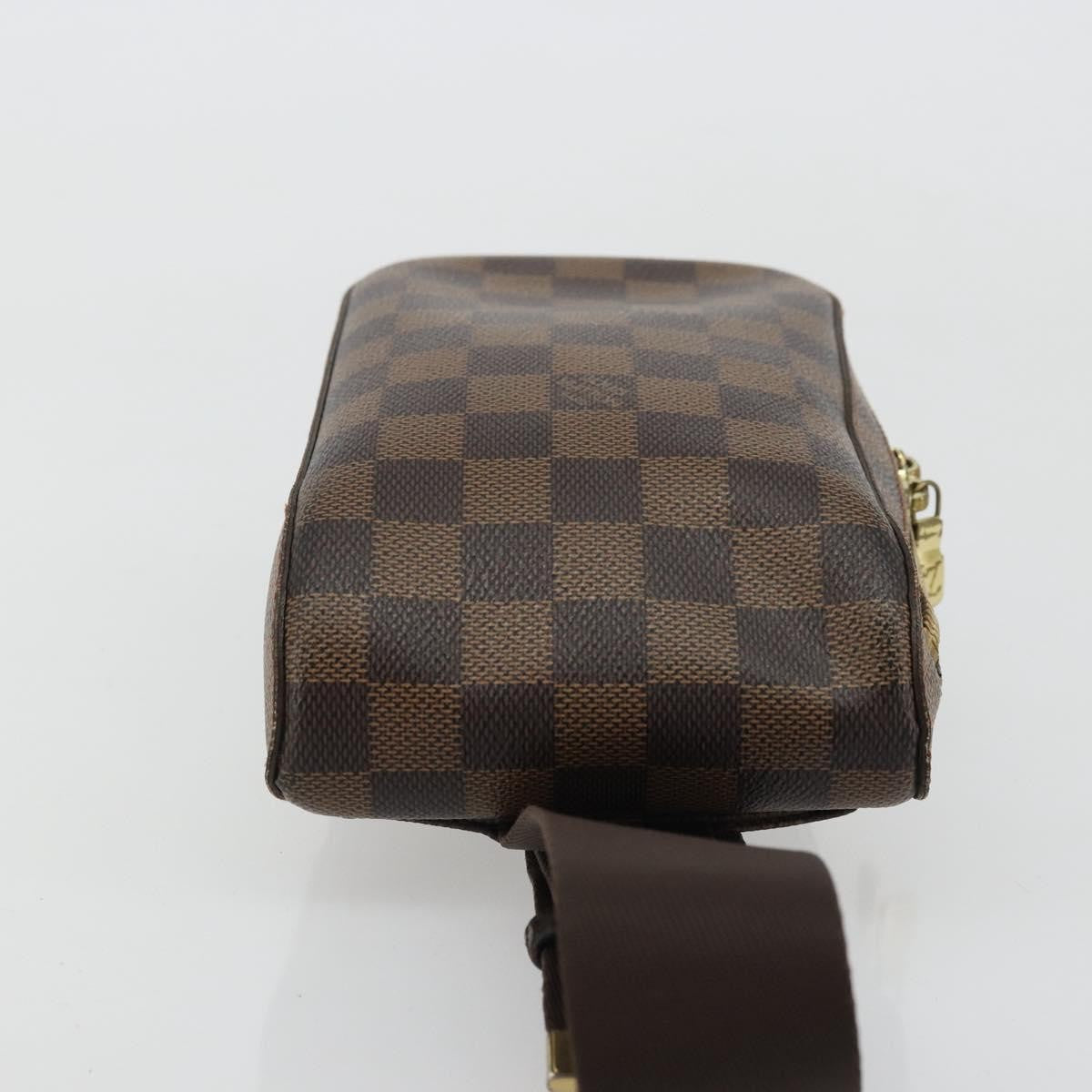 Louis Vuitton Geronimos Waist Bag Damier, Brown, Canvas, Shoulder Bag