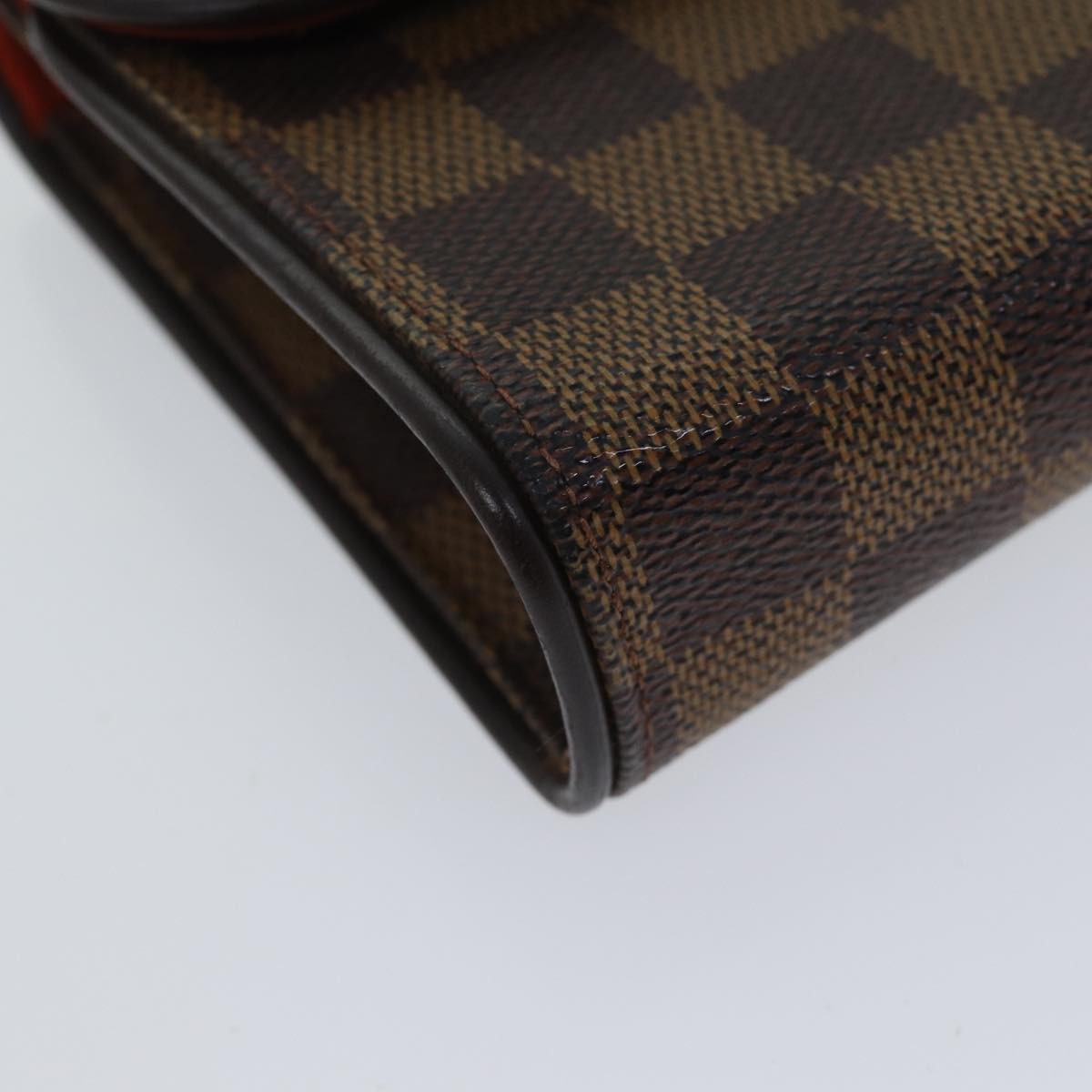 Louis Vuitton Florentine Waist Bag Damier Canvas, Brown, Canvas, Clutch
